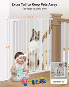 COMOMY 42" Extra Tall Baby Gate - Image 2