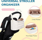 mommore Diaper Bag Tote with Stroller Organizer Puffer Bag Large Capacity Baby - Image 4