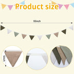 Oudain 15.5 ft Pennant Banner Flags, Each 7.75 ft - Image 2