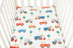 Pack n Play Sheet Stretchy Fitted Portable Mini Crib Sheets Set 3 Pack - Image 2