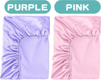 2 Pack Satin Soft Crib Sheet for Baby - Image 4