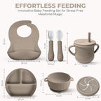 SiliFeed Silicone Baby Feeding Set – Durable, Non-Toxic Mealtime Kit - Image 3