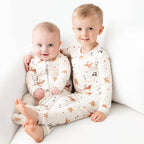 Bamboo Little Soft Baby Footie Pajamas, Baby Clothes, Newborn Sleepers - Image 7