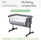 Joey + Joan Bassinet Fitted Sheets 19" x 32" - Image 2