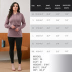 GINKANA Women's Nursing Hoodie Sweatshirt Long Sleeves Breastfeeding Maternity - Image 7