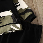 2Pcs Baby Boys Hoodie Tops Pants Set Dinosaur Deer Print Sweatsuit Fall Winter - Image 4