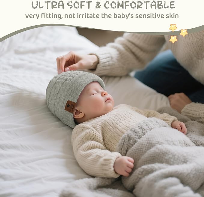 Durio Unisex Baby Beanie - Image 3