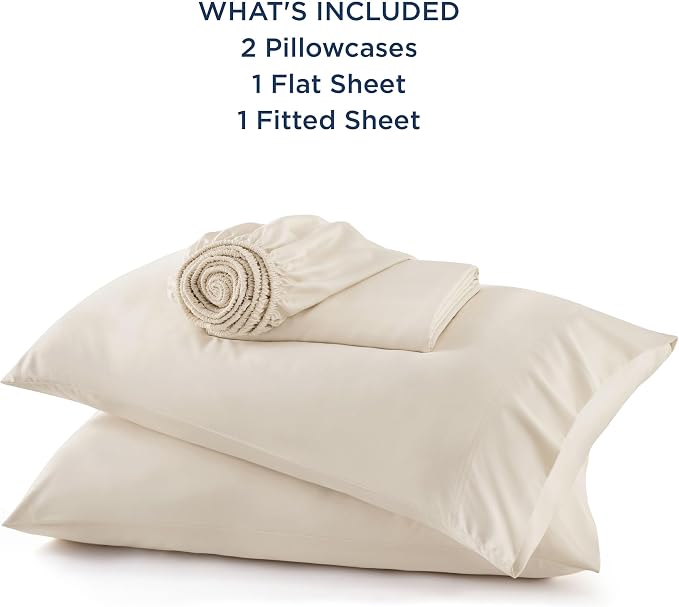 Bedsure Full Size Bed Sheets, Cooling Sheets, Rayon Derived from Bamboo - Image 7