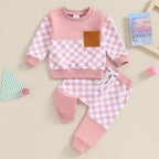 Fernvia Toddler Baby Girl Clothes 3 6 9 12 18 24 Months Fall Outfits Solid Long - Image 2