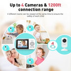 Upgrade Video Baby Monitor, WiFi Baby Camera, 2.8" Display and App Control - Image 8