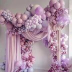 90pack Lilac Balloons Different Size 18/12/10/5 Inch Lilac Balloon Garland Arch - Image 3