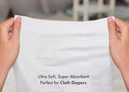 RUVANTI Unisex Birdseye Flat-Fold Cloth Diapers - Image 6
