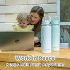 HEYTRIP Vacuum Insulated Breastmilk Cooler Bottle, 20oz Stainless Steel - Image 7