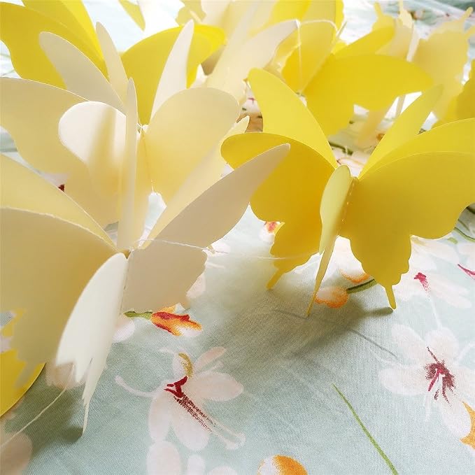 Butterfly Banner Decorative Paper Garland - Image 2