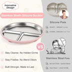 Bella’s Friends Stainless Steel Baby Plates - Image 3