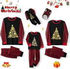 Awoscut Christmas Family Matching Pajamas Christmas Pjs Holiday Nightwear - Image 6