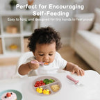 2 Pack Silicone Divided Baby Plates - Image 6