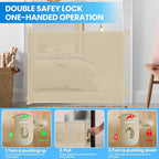 Retractable Safety Baby Gate or Mesh Dog Gate, Durable Portable Mesh - Image 5