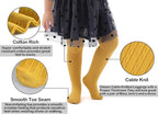 EPEIUS Baby Girl Tights Thick Cable Knit Leggings Stockings Cotton Pantyhose - Image 3