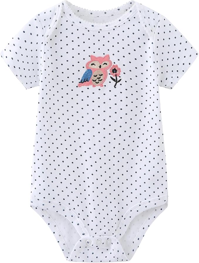 Baby Bodysuit and Pant Set 10-pcs Cotton Soft Newborn Boy Girl Clothes Outfits - Image 2