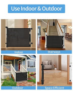 Retractable Baby Gate for Doorways and Stairs, Mesh Safety Gate for Pet - Image 6