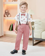 nilikastta Boy Suit Toddler Boy Outfit Boy Dress Shirt - Image 2