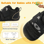 FEETCITY Baby Walking Shoes Wide Baby Shoes Boys Girls Infant Sneakers Crib - Image 2