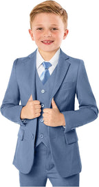 Boys’ Formal Suit 5 Piece Set, Toddler Tuxedos by KEYWANTS