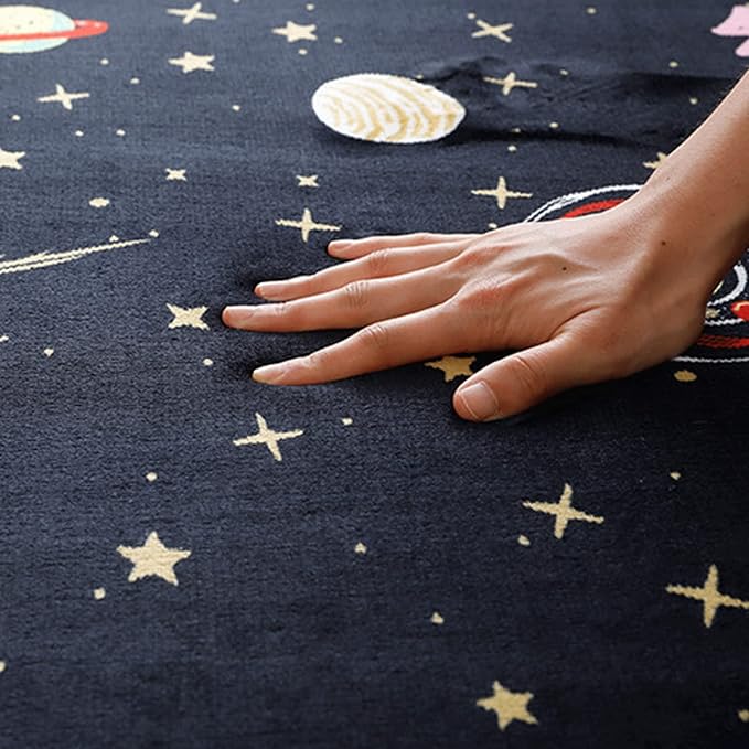 Loartee Coral Velvet Area Rug - Image 2