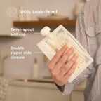 Baby Brezza Reusable Breastmilk Storage Bags, 10 Pack, Includes Filling Funnel - Image 3