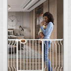 Baby Gate for Stairs 29-52 Inch Wide, Safety Gate for Baby Adjustable Pet Gate - Image 6