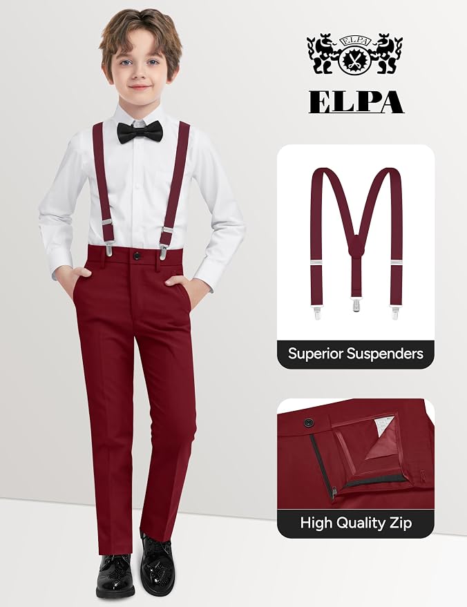 ELPA ELPA Boys' Formal Suit Set, - Image 4