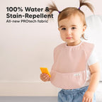 3-Pack Waterproof Baby Bibs for Eating - Image 2