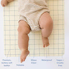 Ava + Oliver Vegan Leather Baby Changing Mat - Image 4