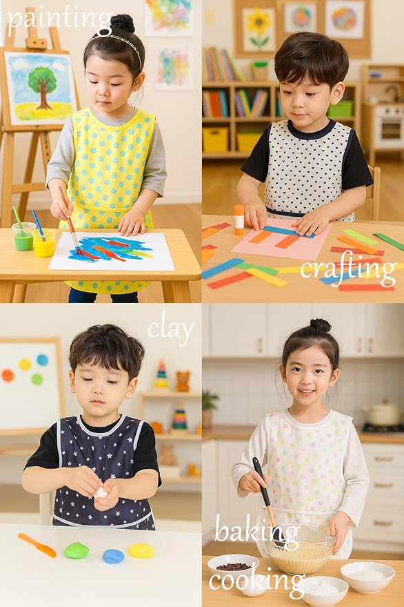 Kids Painting Apron – Waterproof Art Smock - Image 8