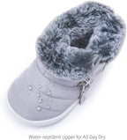 BMCiTYBM Baby Boy Girl Snow Boots Waterproof Winter Warm Booties Nonslip - Image 5
