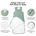 BubblePanda Rayon Made from Bamboo Sleep Sack 0-6 Months 0.5 Tog Soft Newborn - Image 3