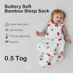 BubblePanda Rayon Made from Bamboo Sleep Sack 18-24 Months 0.5 Tog Soft - Image 2