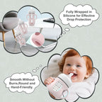 3PCS Philips Avent Glass Bottle Silicone Sleeves - Image 4