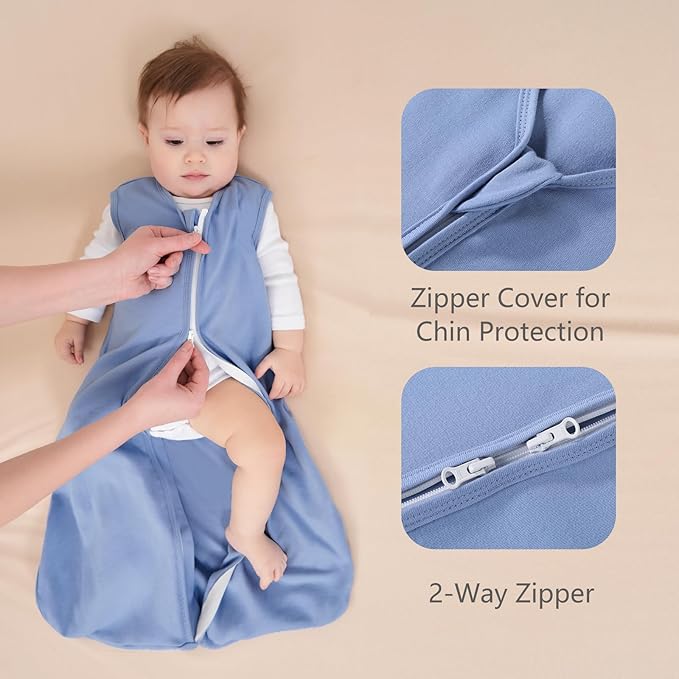 Baby Sleep Sack 6-12 Months, 100% Cotton Sleeping Sack - Image 3