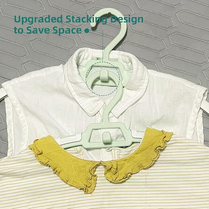 24 Pack Adjustable Baby Clothes Hangers - Image 4