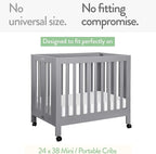 Mini Portable Crib Sheets Fitted - Image 2