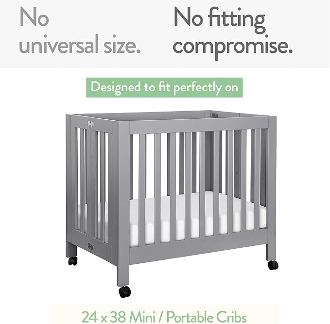 Mini Portable Crib Sheets Fitted - Image 2