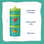 Whiskware Dinosaur Stackable Snack Containers - Image 2