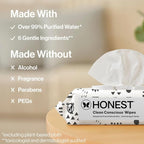 The Honest Company Clean Conscious Multi-Use Wipes, Unscented Hypoallergenic - Image 8