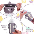 BUSOHA 3 Pack Silicone Sleeves for Avent Baby Bottles - Image 3