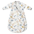 Baby Sleep Sack 3-6 Months, Cotton Detachable Long Sleeve Sleep Sack, 1.0 Tog by usbettas