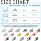 Meckior Baby Girls Boys Canvas Sneakers Soft Sole High-Top Ankle Infant First - Image 6