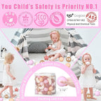 GOGOSO Ball Pit Balls Stars Moon Shapes Plastic Pitballs - Image 2