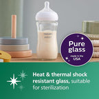 Philips Avent Natural Glass Baby Bottles - Image 3